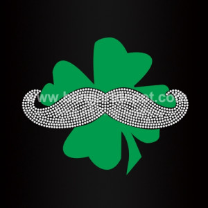 Irish Rhinestone Heat Transfers Hotfix Vinyl